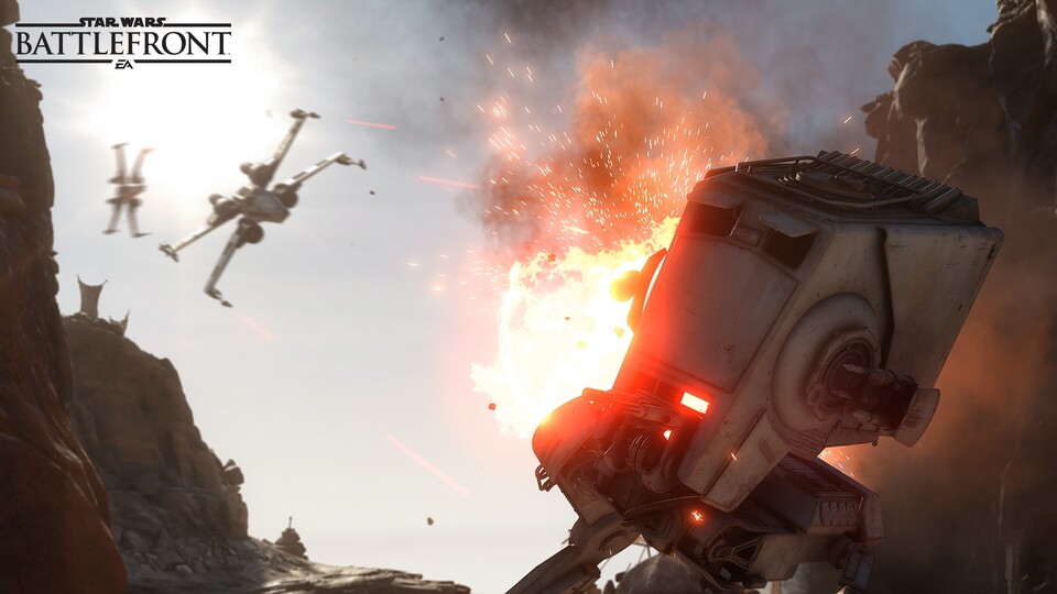 Auch bei Star Wars: Battlefront dürften sich schicke PC-Grafikeffekte zeigen lassen. Hoffentlich.