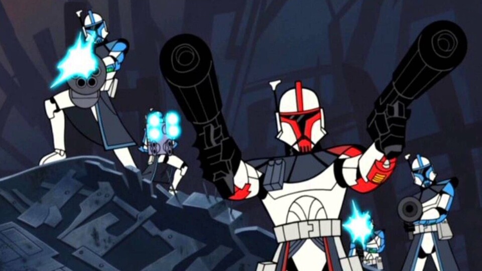Die Clone-Wars-Animationsserie zeigte schon im Jahr 2003, wie badass Klontruppen tatsächlich sein können. Bildquelle: Cartoon Network/Lucasfilm