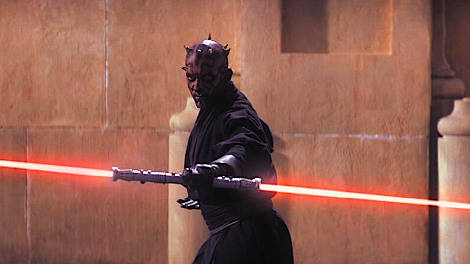 So kontrovers Star Wars Episode 1 auch sein mag, die Doppelklinge von Darth Maul mag soziemlich jeder Star-Wars-Fan. Bildquelle: 20th Century Fox