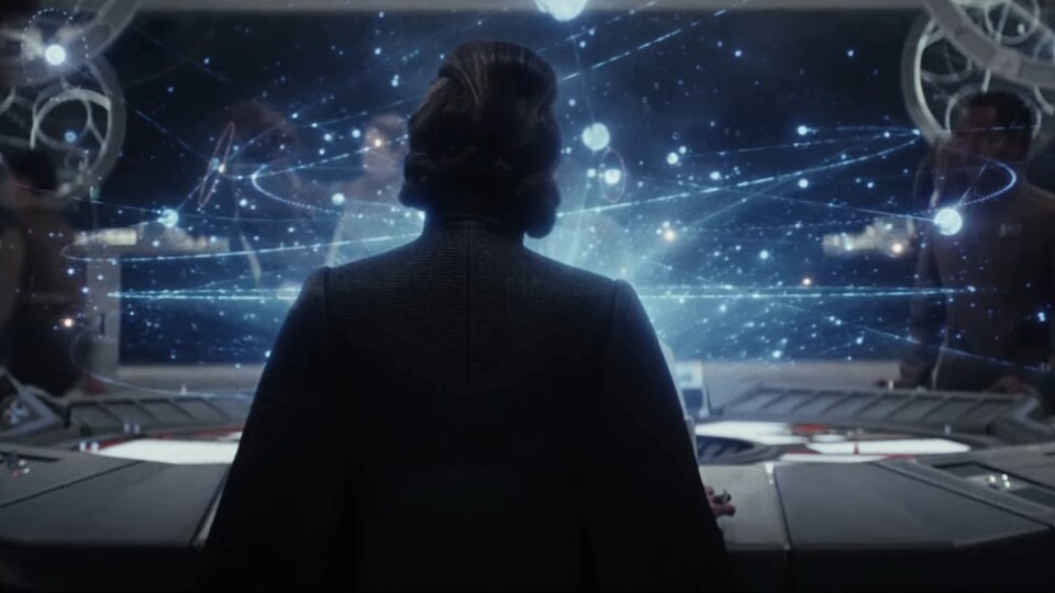 Carrie Fisher als Leia in Star Wars: Die letzten Jedi.