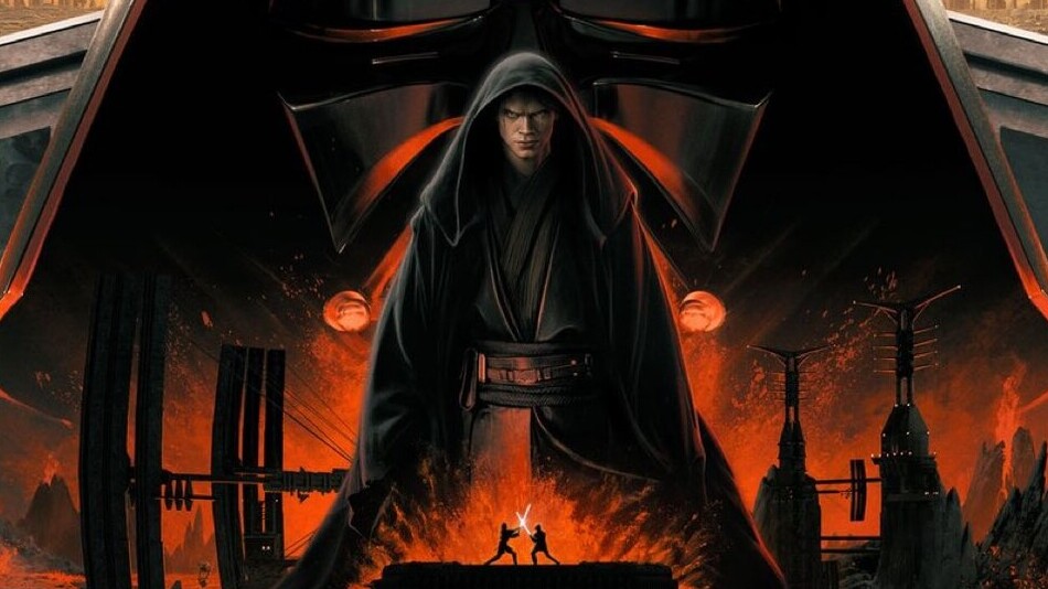 Für den Re-Release von Star Wars: Episode 3 hat Künstler Matt Ferguson ein mächtiges neues Filmplakat zu Die Rache der Sith entworfen. Bildquelle: DisneyLucasfilm
