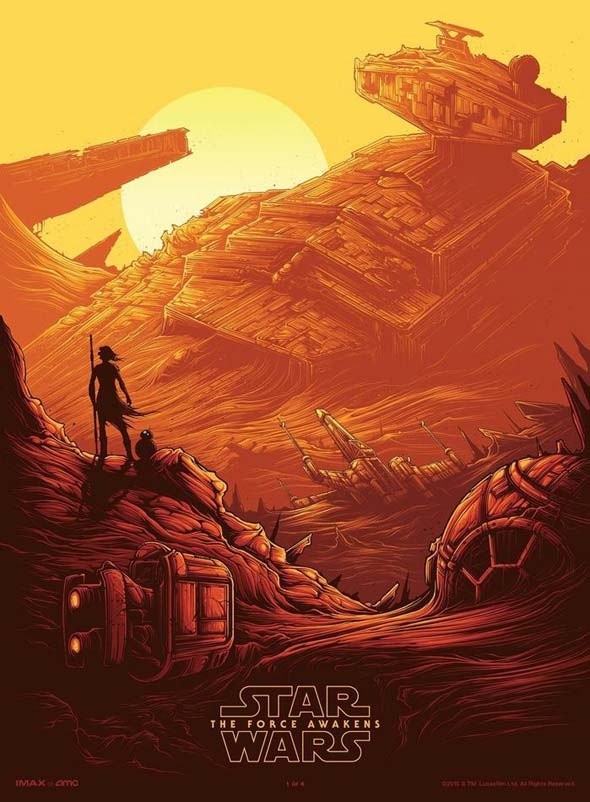 Ein neues limitiertes Poster von Star Wars: Episode 7.