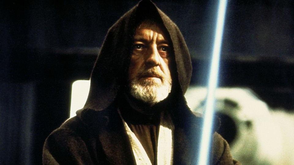 Alec Guiness als Obi-Wan Kenobi in Star Wars.