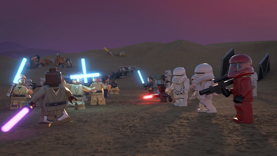 Der neue Lego-Film verbindet die alten und neuen SW-Filme.