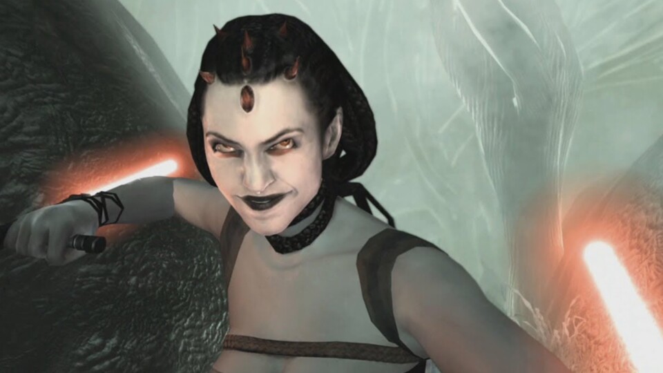 Dank Maris Brood könnt ihr das Tonfa-Lichtschwert in Star Wars: The Force Unleashed in Aktion erleben.