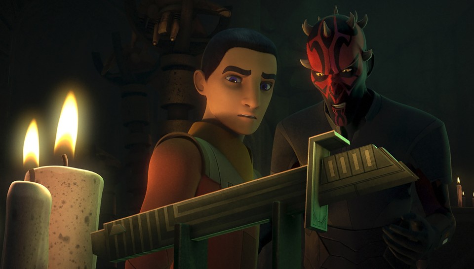 Nach den Klonkriegen, dem Sturz der Galaktischen Republik und dem Aufstieg des Imperiums blieb Maul vorerst im Besitz des Dunkelschwerts. Bildquelle: Disney/Lucasfilm