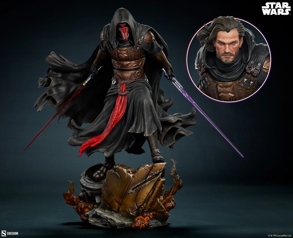 Für die neue Revan-Statue von Sideshow Collectibles sind die Künstler Dario Bas, Pablo Vincentin, Richard Luong, die Brüder Kucharek und Bernardo Esquivel verantwortlich. Bildquelle: Sideshow CollectiblesLucasfilm