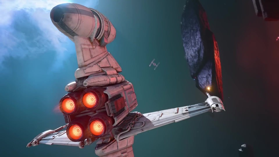 Star Wars: Squadrons - Trailer zu Update 4.0 zeigt den B-Wing und TIE Defender