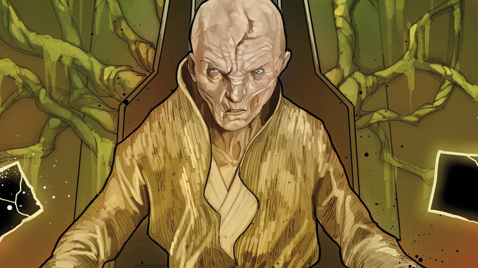 Die Beziehung zwischen Snoke und seinem Schüler Kylo Ren wurde nachträglich im Zuge von Star-Wars-Comics ausgebaut. Bildquelle: Disney/Marvel Comics