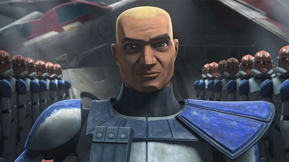 Captain (später Commander) Rex ist im neuen Star Wars-Kanon ein Klonkrieger, der gemeinsam mit Anakin Skywalker und Ahsoka Tano gegen die Separatisten kämpfte. Als Fan-Liebling wäre es alles andere als verwunderlich, wenn wir ihn bald wiedersehen. Bildquelle: DisneyLucasfilm