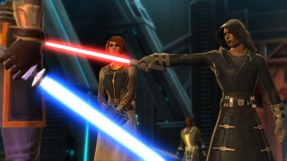 Dramatische Szenen werden in Star Wars: The Old Republic auch mit dramatischer Musik unterlegt.