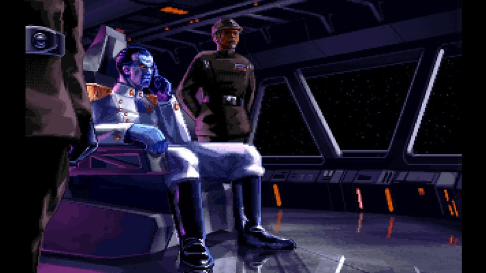 Im guten, alten Spiele-Klassiker Star Wars: TIE Fighter konnten Fans bereits Bekanntschaft mit Großadmiral Thrawn machen.