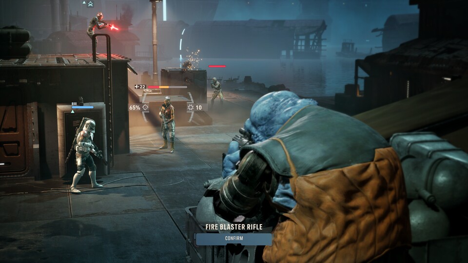 Trefferchance und Schaden werden vor dem Angriff angezeigt, damit ihr richtig planen könnt.