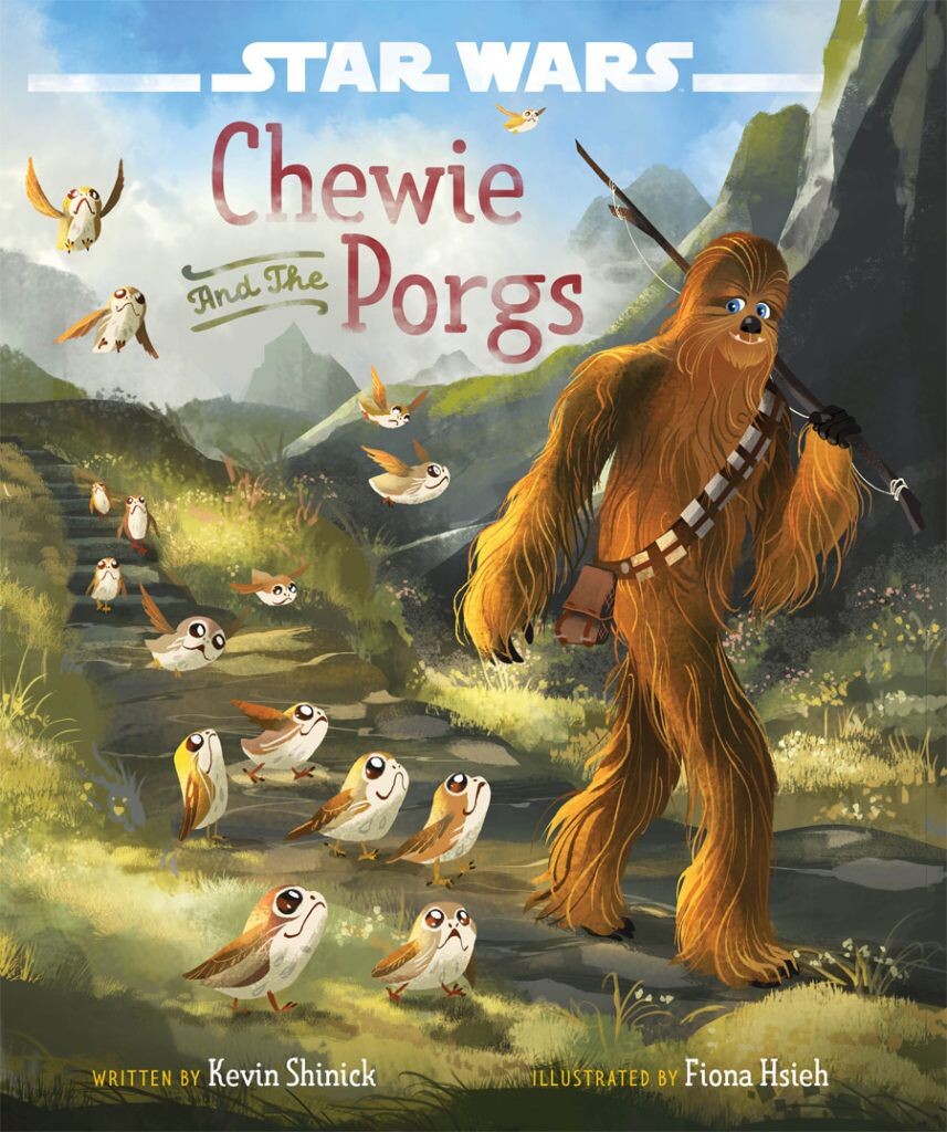 Lucasfilm kündigt Kinderbuch mit Chewie und die Porgs an.