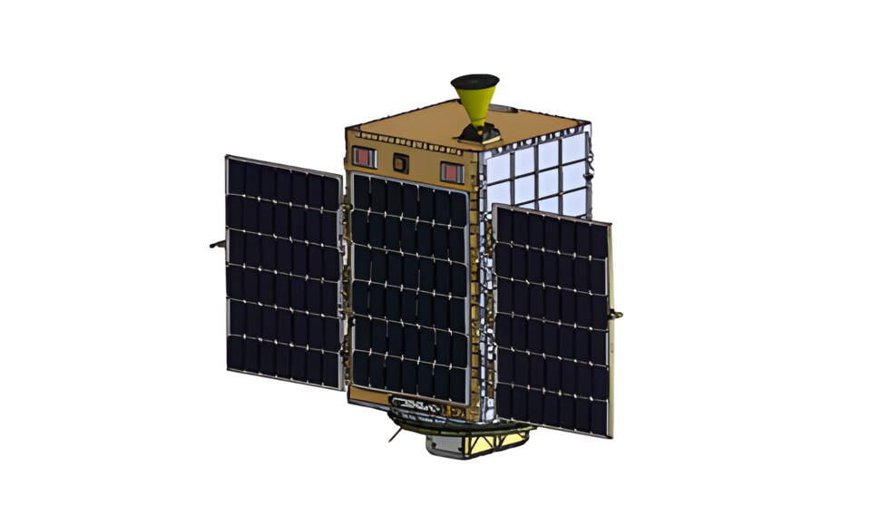 Ein Rendering des Testsatelliten, der im November auf einer Falcon-9-Rakete von SpaceX ins All starten soll.
(Bildquelle: Starcloud)