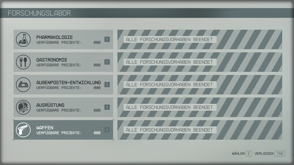 »Alle Forschungsvorhaben beendet« - Tja, und das mit nur einem Befehl.
