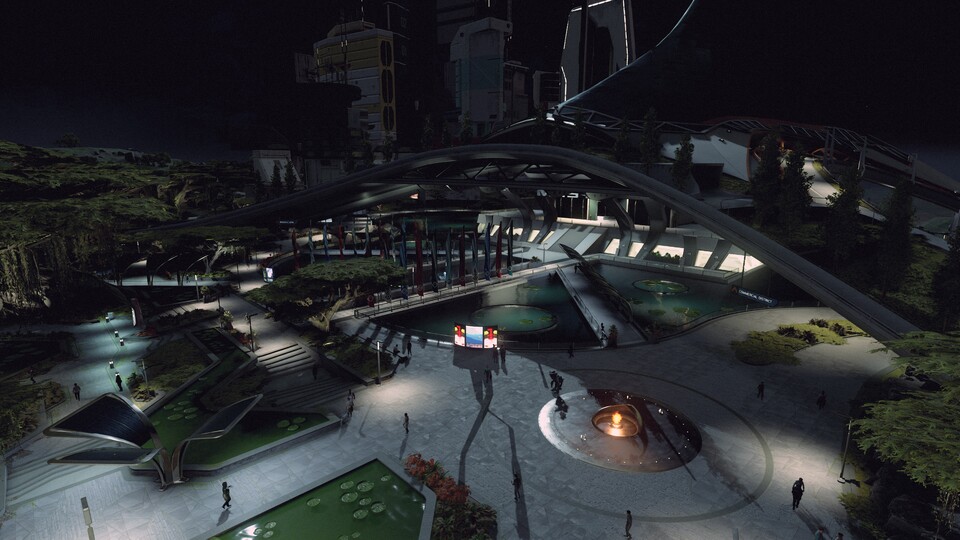 Erst ist es Nacht ...