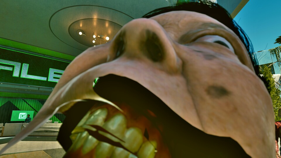 Zum Abschied noch die Starfield-Version das klassischen Ugly-Smileys aus dem GameStar-Forum! Und ja, Charakteren kann man nur mit Cheats so unangenehm nahe kommen, hehe.