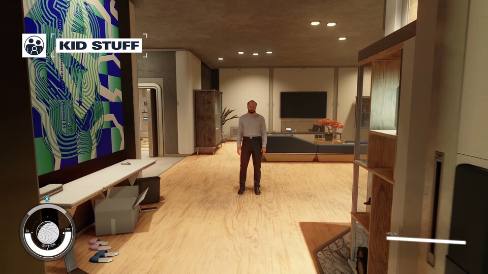 Unsere Eltern heißen uns mit Kids Stuff jederzeit in ihrer Wohnung in New Atlantis willkomen.