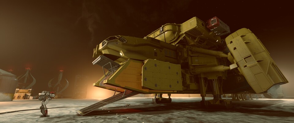 Mein aktuelles Schiff, die Marathon war ein Schnäppchen für gerade mal 140.000 Credits.