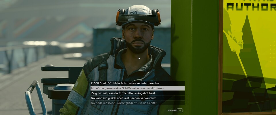 Den Schiffswartungstechniker findet ihr an jedem Raumhafen, er trägt immer dieselbe Ausrüstung.