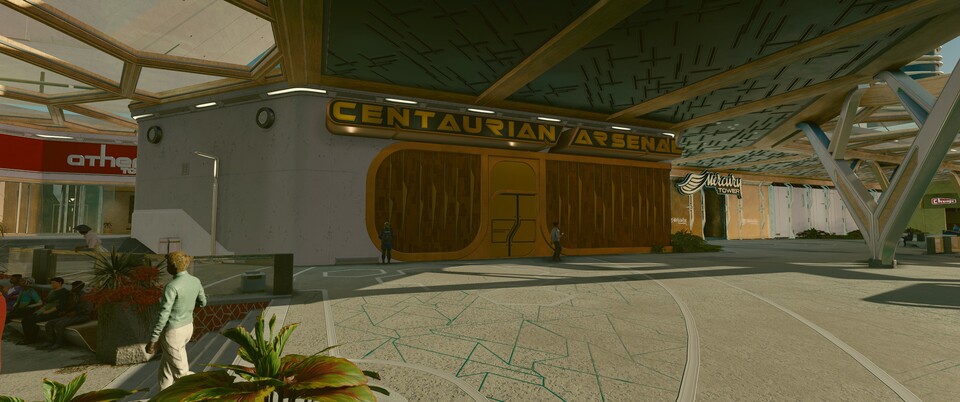 Bei Centaurian Arsenal könnt ihr viele Waffen verkaufen, die sowieso oft zu den wertvollsten Gegenständen gehören.