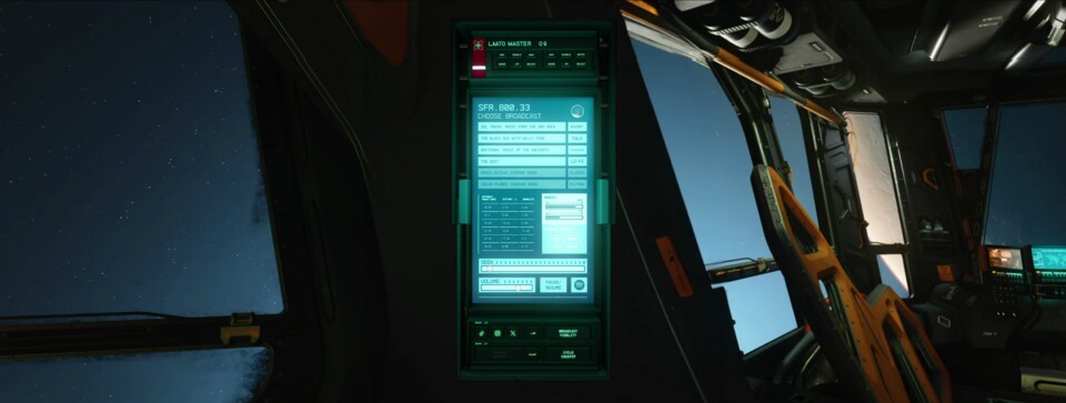 Mit Cockpit-Hintergrund und animierter Benutzeroberfläche sorgt schon die Website für viel Atmosphäre.