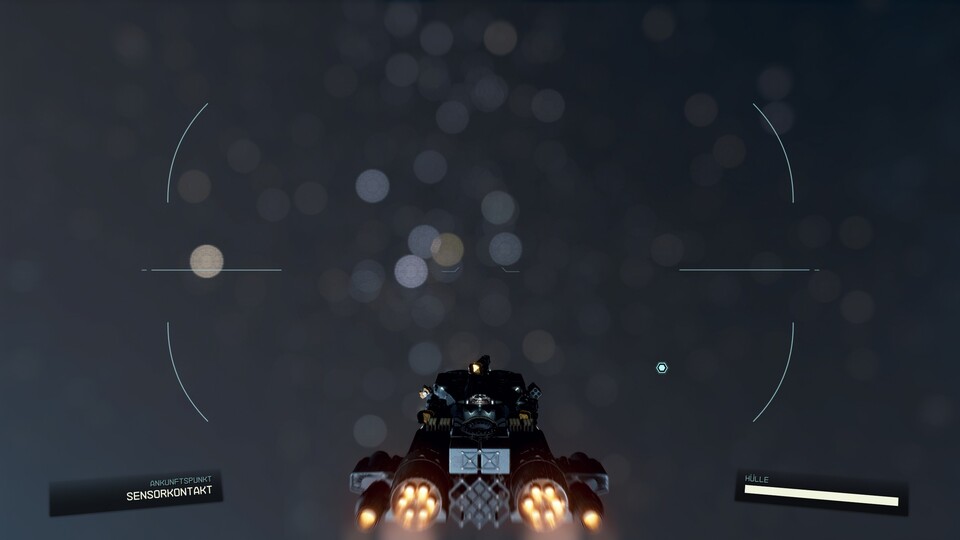 Beim Verlassen des Reisemodus verschwimmt kurz die Sicht, wobei es sich wahrscheinlich um eine Art versteckten Ladebildschirm handelt.