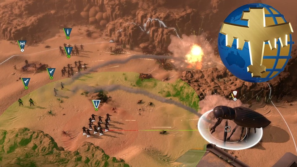 Starship Troopers - Terran Command zeigt endlich echte Spielszenen