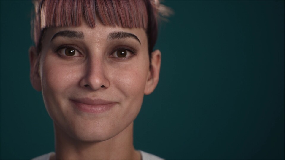 So sieht ein Beispiel der im »MetaHuman Creator« erstellten NPC-Gesichter in Unreal Engine 5.6 aus.