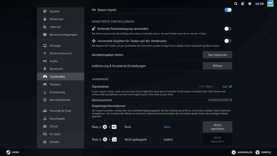 In den Einstellungen wird euch sogar die Empfangsstärke angezeigt. (Bildquelle: Duy Linh DinhGameStar Tech)