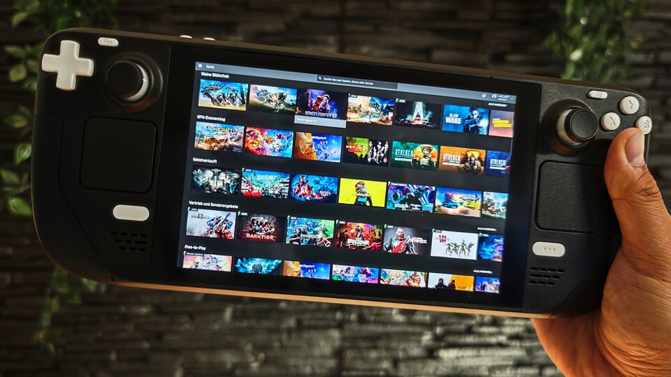 Nicht wundern: Mein Steam Deck hat ein 1200p-Display installiert, weshalb die Benutzeroberfläche kleiner aussieht. Wie ihr selbst so einen Bildschirm einbaut und ob sich das überhaupt lohnt schreibe ich in einem anderen Artikel, den ich euch ganz unten verlinke. (Bildquelle: Duy Linh DinhGameStar Tech)