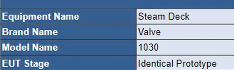 Valve hat bei der FCC ein Steam Deck mit dem Modelnamen »1030« angemeldet. (Bild: FCC)
