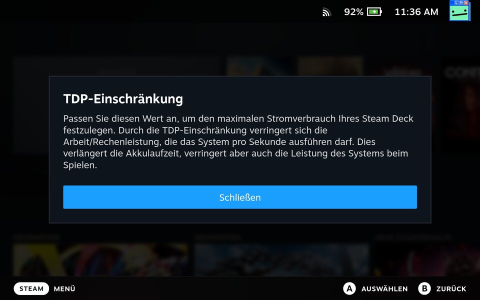 Die meisten Einstellungen könnt ihr euch direkt am Steam Deck erklären lassen. (Bildquelle: Duy Linh DinhGameStar Tech)