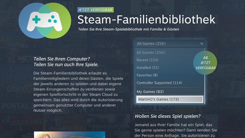 Wie funktioniert Steam Family Sharing und wie interagiert es mit DLCs und Offline-Modus? Unser Guide hat die Antworten!