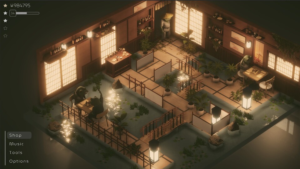 Wer möchte sich in einem so gemütlichen Restaurant nicht niederlassen?