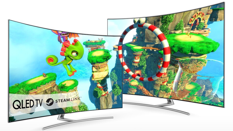 Mit Hilfe der kostenlosen Steam Link App können Samsung TVs nun Spiele aus der Steam-Bibliothek des PCs streamen.