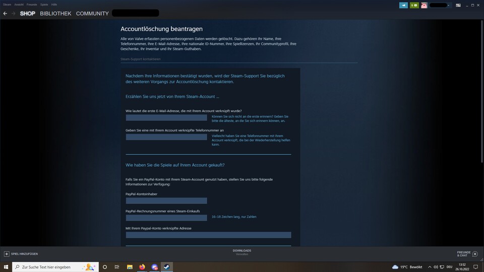 Steam Guide: So löscht ihr euren Account