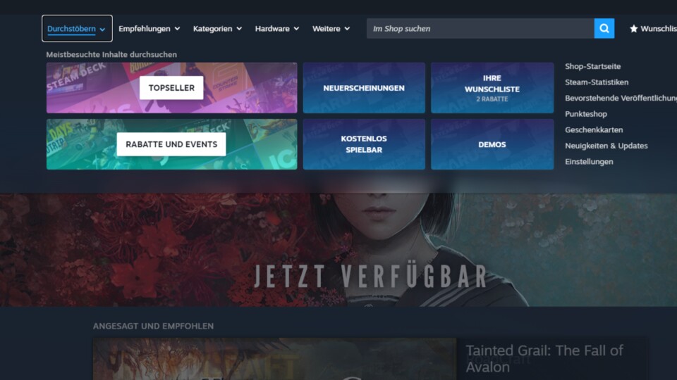 Steam setzt auf große Blöcke, was viele als Platzverschwendung verstehen.