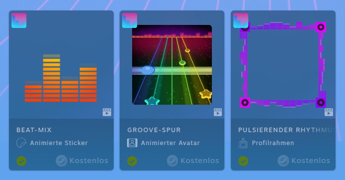 So sehen die drei Gegenstände aus.