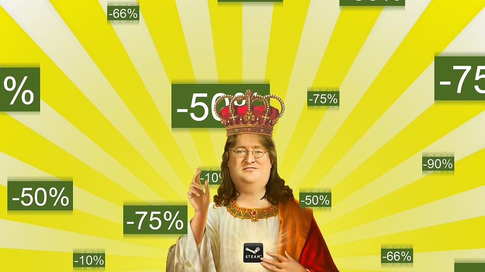 Steam-Sales sind schon lange Meme, mit günstigen Preisen lockt Valves Shop schon lange.