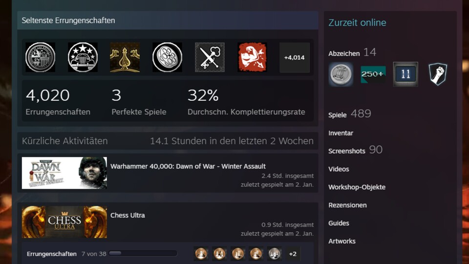 Der Kasten mit den seltenen Errungenschaften ist ein sogenannter Profilaussteller.