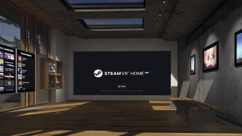 SteamVR Home ist eine erweiterte Möglichkeit für SteamVR-Nutzer, sich Zuhause in der virtuellen Realität zu erschaffen. Gleichzeitig gilt die Umgebung als zentrales Hub.