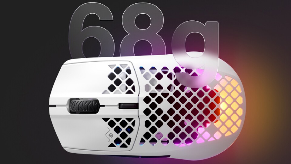 Ihr täuscht euch nicht, diese Maus wiegt tatsächlich nur 68 Gamm.