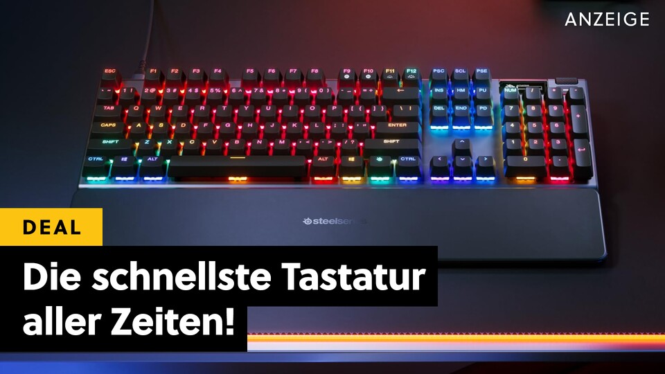 Die SteelSeries Apex Pro Gen 3 ist gerade günstig wie noch nie im Amazon-Angebot verfügbar!