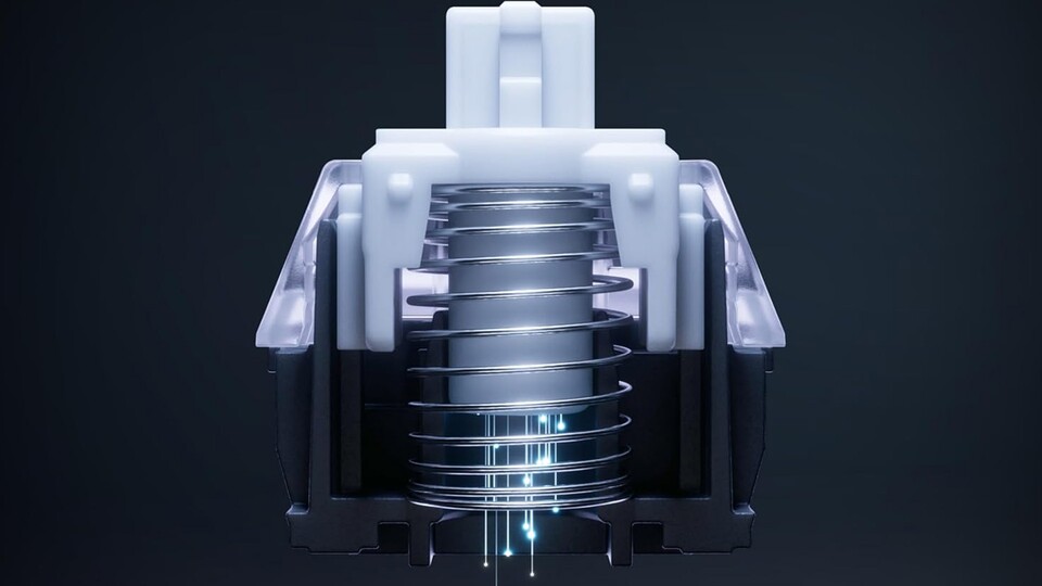 Solche Schalter hat keine andere Tastatur auf dem Markt.