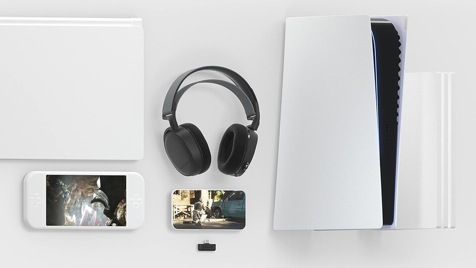 Ein kabelloses Headset für alle Fälle: Das SteelSeries Arctis 7+ ist mit PC, PlayStation 45, Nintendo Switch und sogar Android-Geräten kompatibel!