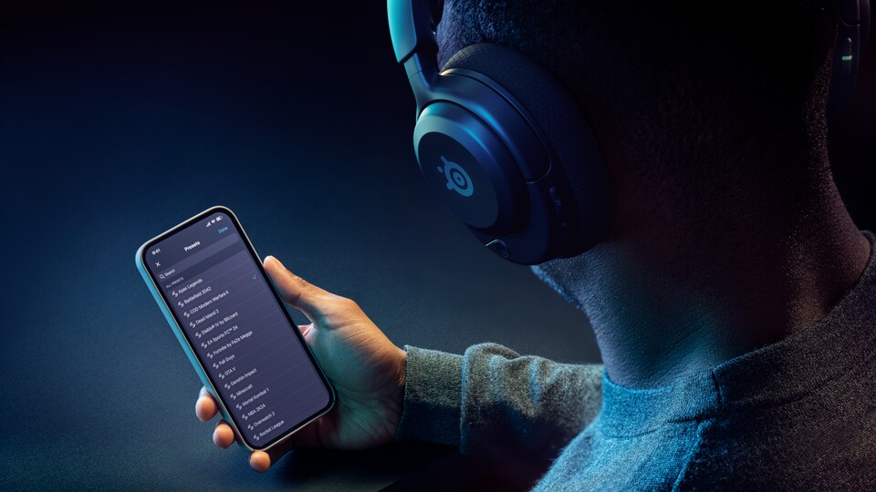 Die Nova 5 Companion App liefert spezielle Audioprofile für über 100 Spiele.