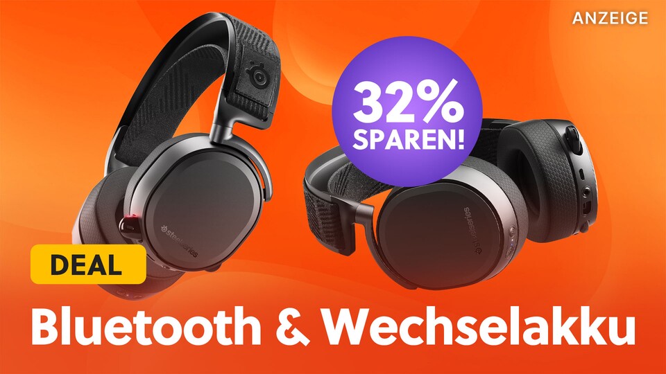 Das SteelSeries Arctis Pro Wireless Gaming-Headset kriegt ihr im Angebot auf Amazon jetzt mit 32% Rabatt!