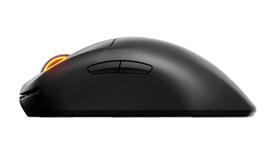 ADie SteelSeries Prime Mini Wireless ist 9 % leichter und 6 % kleiner als die große Prime Wireless-Schwester.
